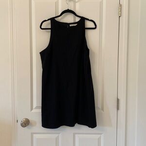 Abercrombie Black Linen Shell Dress